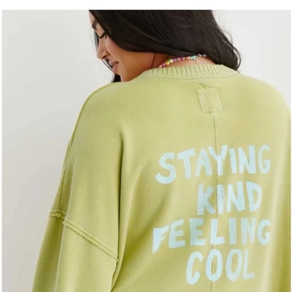 aerie down to earth crewneck staying kind feeling cool - Picture 3 of 7